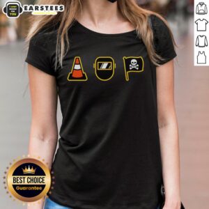 Awesome Pgh 3 Icons Ladies Tee featuring stylish graphic design and soft fabric, perfect for casual wear.