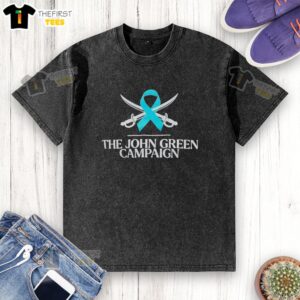 Alt Text: Original John Green Campaign washed t-shirt featuring a vintage design in soft, breathable fabric.