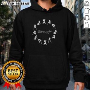 Stylish Nice Shygirl human shape circle hoodie design featuring a unique graphic and comfortable fit for casual wear.