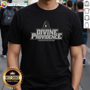 Awesome Divine Providence Logo T-Shirt featuring a vibrant design and comfortable fit for everyday wear.