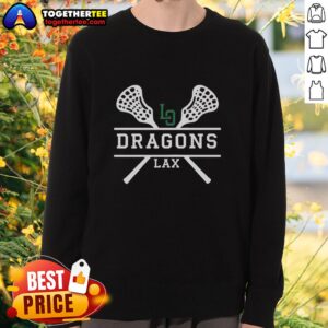 Awesome Team Lax Sports Fan Sweatshirt in vibrant colors, perfect for showing team spirit at lacrosse games.
