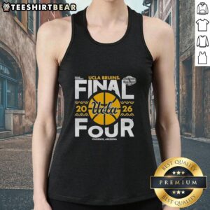 Awesome 2026 NCAA Women's UCLA Bruins Final Four tank top in Phoenix, Arizona, perfect for fans and supporters.