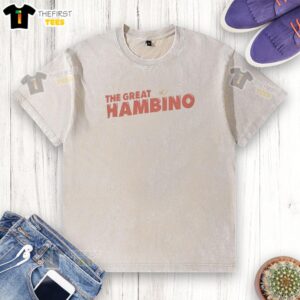 Alt Text: Good The Great Hambino The Sandlot ringer washed t-shirt featuring iconic baseball graphics and a vintage design.
