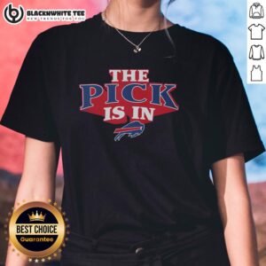 Nice Buffalo Bills Pick is In ladies tee featuring a stylish design, perfect for fans supporting their team.
