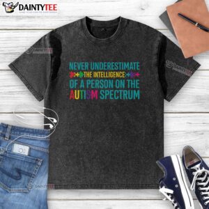 Nice Autism Awareness T-shirt featuring a colorful design celebrating the Autism Spectrum, perfect for raising awareness.