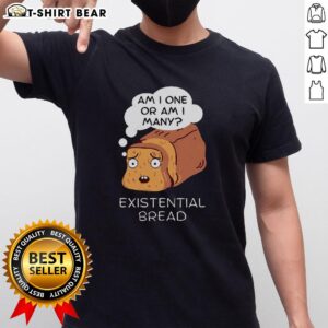 Awesome Existential Bread Kawaii Bread Pun T-Shirt featuring a cute, whimsical bread character with a humorous design.