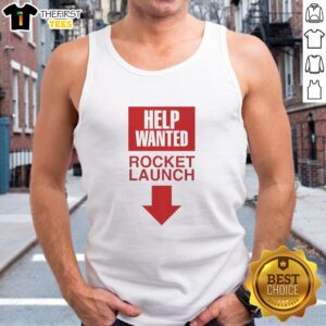 Pretty rocket launch tank top featuring vibrant colors and a stylish design, perfect for space enthusiasts and casual wear.