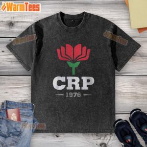 Alt Text: Good Crp 1976 Peito Logo Washed T-Shirt featuring a vintage design and soft fabric for casual style.