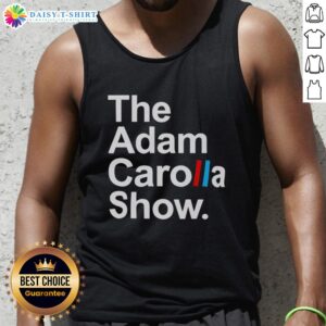 Alt Text: Nice The Adam Carolla Show ACS logo tank top featuring a bold design in vibrant colors for fans and casual wear.