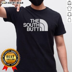 Alt Text: Awesome The South Butt Logo T-Shirt featuring a bold logo design on a stylish casual tee for comfortable wear.