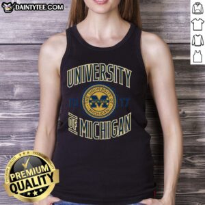 Retro seal design tank top featuring 'Nice Michigan' text, perfect for casual summer wear and showcasing Michigan pride.