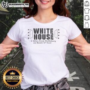 Original White House located 4 miles from Wellsburg on Route 67 East, featuring a scenic view perfect for visitors.
