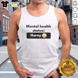 Pretty Mental Health status tank top featuring a bold design, perfect for expressing self-care and confidence.