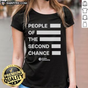 Good People Of The Second Chance Ladies Tee featuring a stylish design for women promoting second chances and positivity.
