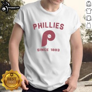 Original Philadelphia Phillies Cooperstown Duster T-Shirt featuring classic team logo and vintage design in stylish fit.