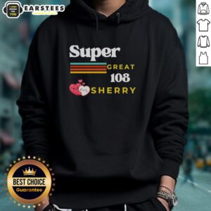 Nice Super Great 108 Sherry Retro Hoodie in vibrant colors, showcasing a stylish and comfortable design for casual wear.
