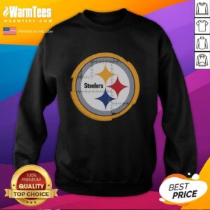Good Pittsburgh Steelers Rivet Logo Sweatshirt featuring bold team colors and iconic logo, perfect for fans.