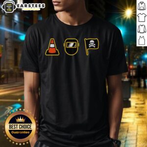 Awesome Pgh 3 Icons T-Shirt featuring iconic Pittsburgh symbols, perfect for fans and locals of Pittsburgh.