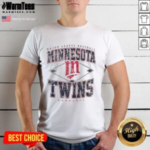 Alt Text: Awesome Minnesota Twins MLB Cooperstown Diamond T-Shirt featuring team logo and vintage design for fans.