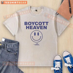 Official The Format Boycott Heaven Washed T-Shirt featuring vintage style and soft fabric for ultimate comfort.