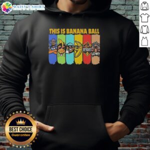 Alt Text: Official This Is Banana Ball Hoodie featuring vibrant graphics and a comfortable fit for fans of the game.