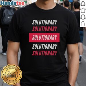 Official Real Solutionary T-Shirt featuring a bold design and vibrant colors, perfect for expressing your unique style.