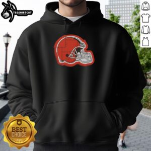 Men's GooCleveland Browns Rivet Logo Hoodie featuring bold team logo for ultimate fan style and comfort.