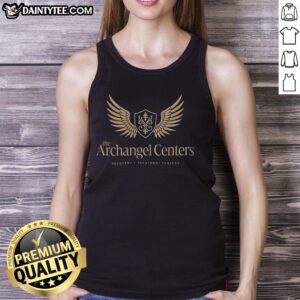 Original Archangel Centers Recovery Treatment Centers tank top featuring a stylish design for supporters and advocates.