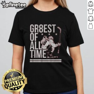 Top Alex Ovechkin The Gr8est Of All Time ladies tee featuring a stylish design celebrating the hockey legend.