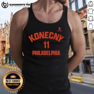 Stylish Travis Konecny tank top featuring the Philadelphia Flyers logo, perfect for fans and summer wear.