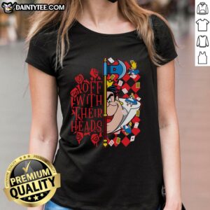 Stylish Hot Queen of Hearts Ladies Tee featuring a vibrant heart design, perfect for fashion-forward women.