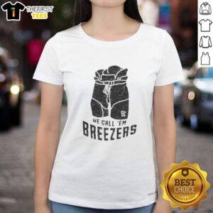 Official We Call Em Breezers Ladies Tee in vibrant colors, perfect for casual wear and summer outings.