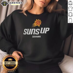 Vintage Original Phoenix Suns 2026 NBA Playoffs sweatshirt featuring classic design and team colors for fans.