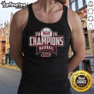 2026 Illinois Chicago Flames NCAA Baseball Regular Season Champions tank top featuring team logo and colors.