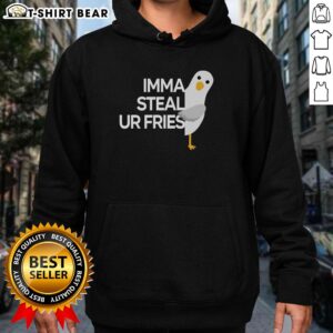 Pretty Imma Steal Ur Fries Hoodie featuring a playful design, perfect for food lovers and casual wear enthusiasts.