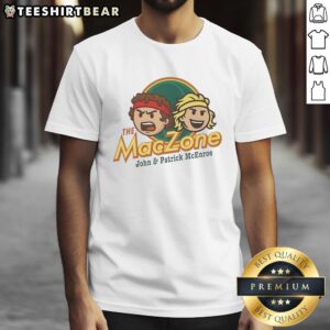 Pretty The Maczone John And Patrick McEnroe 2026 T-Shirt featuring bold graphics and a stylish design for fans.