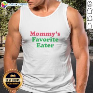 Hot Mommy's Favorite Eater Tank Top in vibrant colors, perfect for casual outings and showcasing playful style.