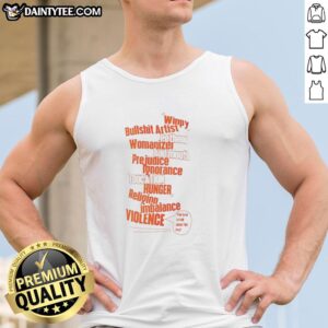 Good Kamen Rider Ryuki Winpy Bullshit Artist word cloud tank top design featuring vibrant colors and unique typography.