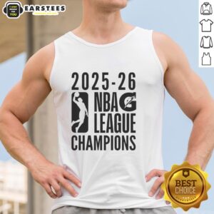 2025-2026 NBA G League Champions tank top featuring vibrant design and team logos, perfect for fans.