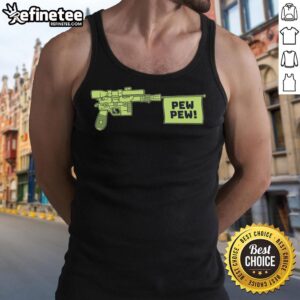 Awesome Laser Gun Pew Pew T-Shirt - Image 3