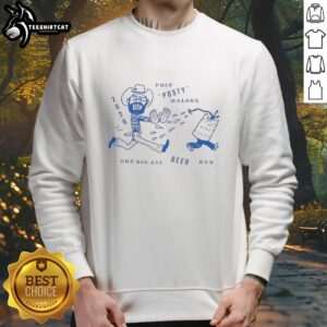 Official Post Malone Beer Run The Bag Ass 2026 Sweatshirt featuring bold graphics and a stylish design for fans.