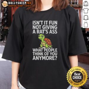Good Turtle tee for women: Embrace confidence and individuality without worrying about others' opinions.