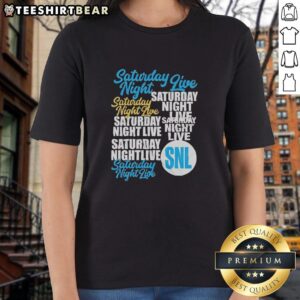 Original Saturday Night Live Repeat Ladies Tee featuring classic SNL graphics, perfect for fans of the iconic show.
