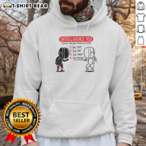 Awesome Intelligence Test Eye Am Your Father Hoodie featuring a stylish design for fans of clever humor and pop culture.