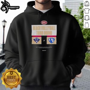 Alt Text: Original UT Martin vs Eastern Illinois 2026 OVC Beach Volleyball Third Round Hoodie showcasing team spirit.