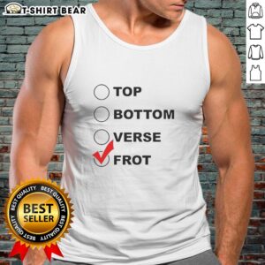 Stylish Awesome Top Bottom Verse Frot Tank Top in vibrant colors, perfect for summer outfits and casual wear.