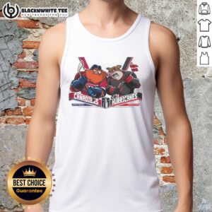 Top Montreal Canadiens vs Carolina Hurricanes 2026 Eastern Conference Finals hockey tank top showcasing team pride.