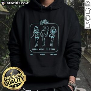 Premium Summer Walker The Trilogy hoodie featuring 'Over It' and 'Still Over It' designs in a vintage style.