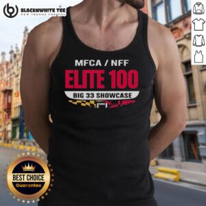 Hot MFCA NFF Elite 100 Big 33 Showcase tank top in vibrant colors, perfect for sports fans and casual wear.