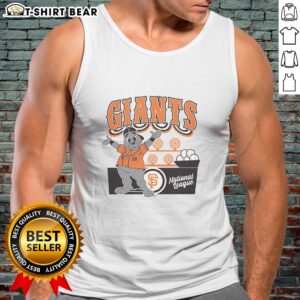 Top Mitchell & Ness cream San Francisco Giants step back up tank top for stylish summer baseball fashion.